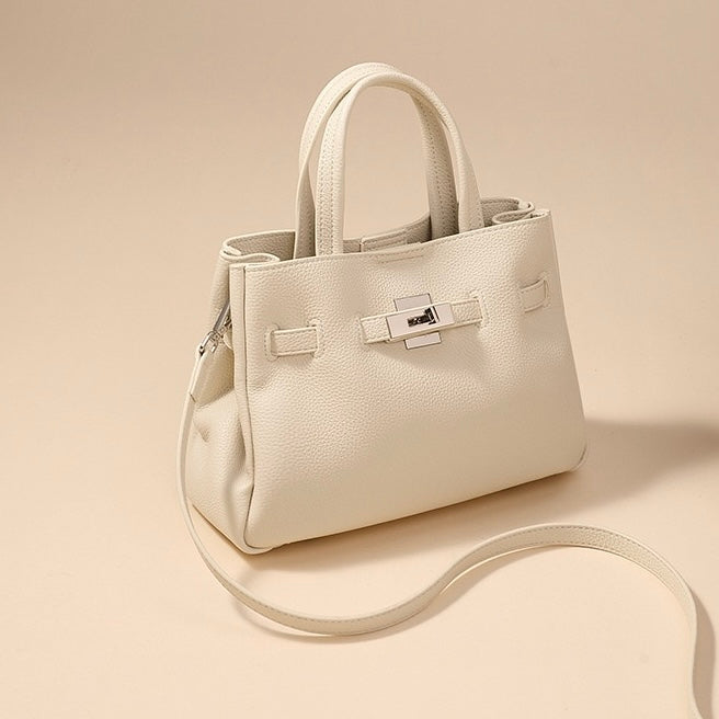 Women’s Genuine Pebbled Leather Crossbody Bag | Effortless Elegance