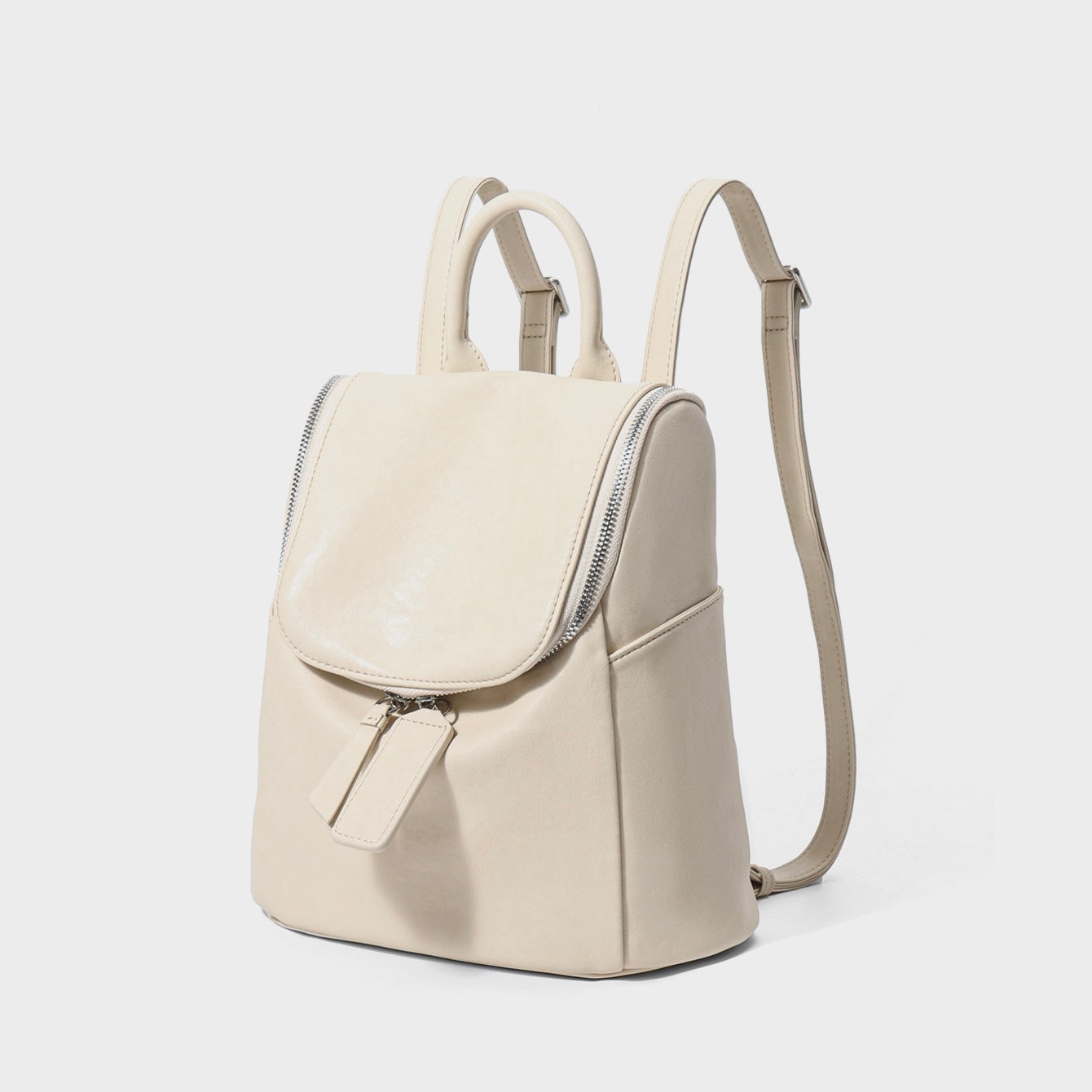 Women’s Genuine Leather Backpack | Effortless Timeless Minimalist Elegance