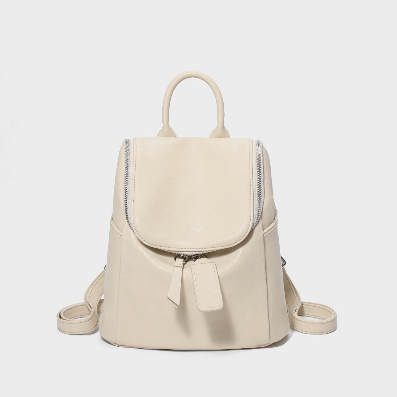 Women’s Genuine Leather Backpack | Effortless Timeless Minimalist Elegance