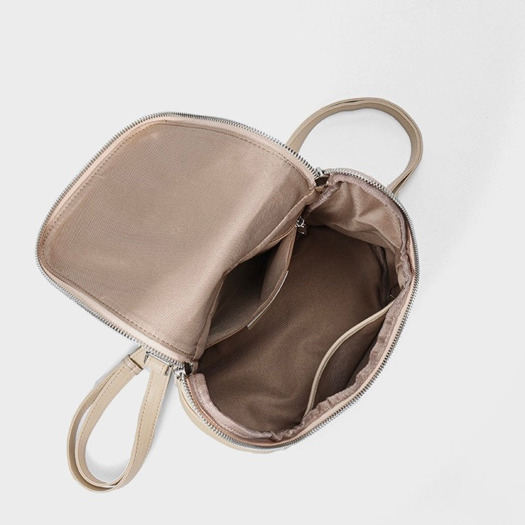 Women’s Genuine Leather Backpack | Effortless Timeless Minimalist Elegance