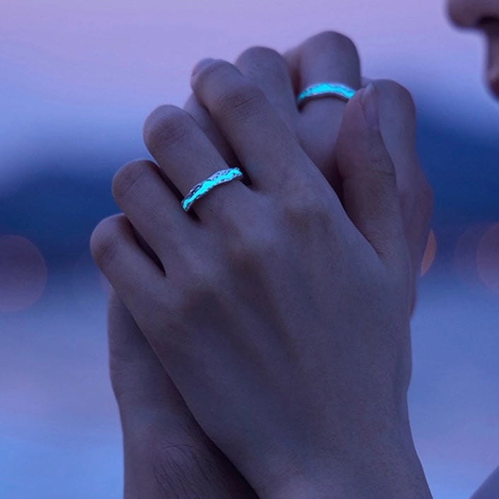 Whispering Galaxy Lightyear Ring | Celestial Luster Timeless Grace