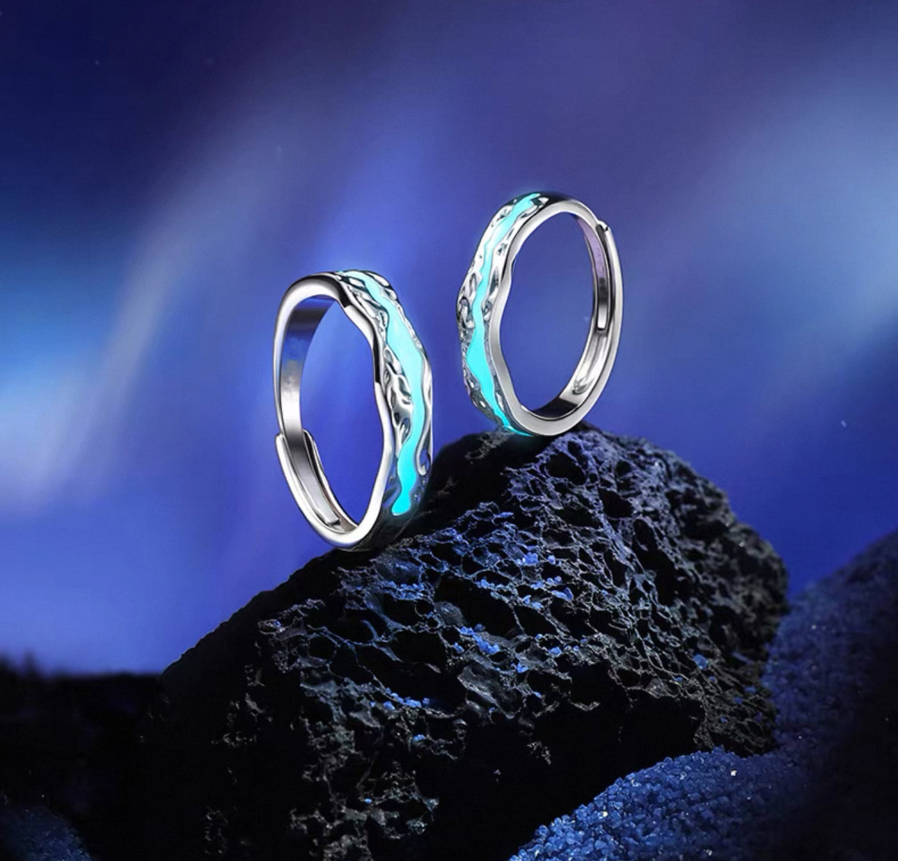 Whispering Galaxy Lightyear Ring | Celestial Luster Timeless Grace