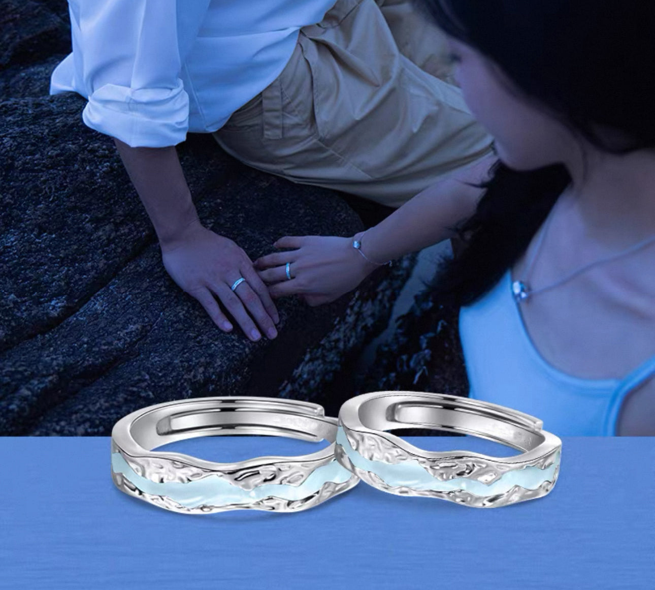 Whispering Galaxy Lightyear Ring | Celestial Luster Timeless Grace