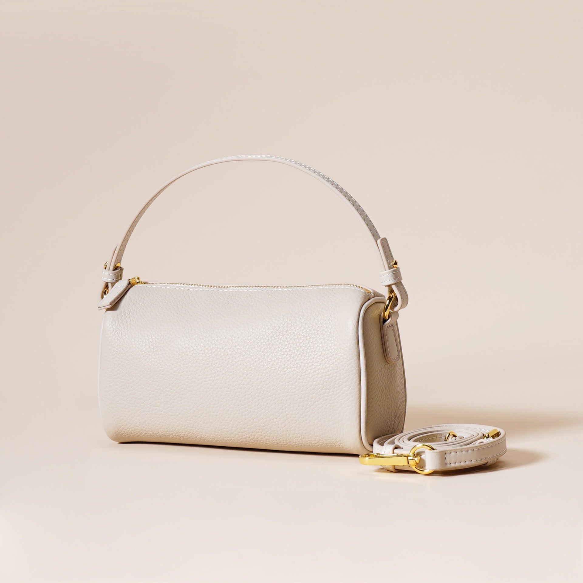 Women’s Genuine Leather Minimalist Quilted Crossbody Clutch Bag | Effortless Elegance