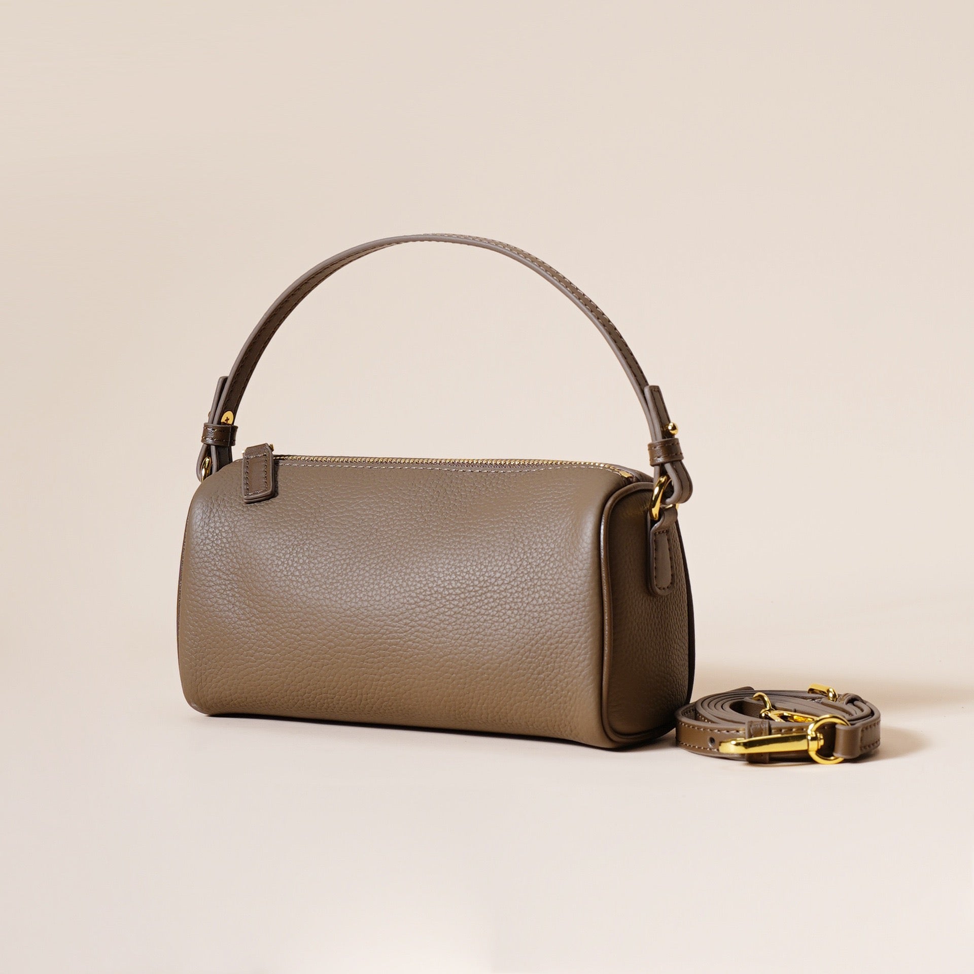 Women’s Genuine Leather Minimalist Quilted Crossbody Clutch Bag | Effortless Elegance