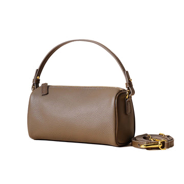 Women’s Genuine Leather Minimalist Quilted Crossbody Clutch Bag | Effortless Elegance