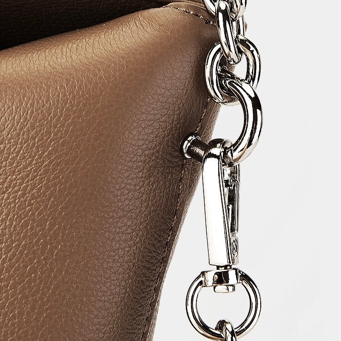 Genuine Leather Mini Bucket Phone Crossbody Handbag | Effortless Elegance