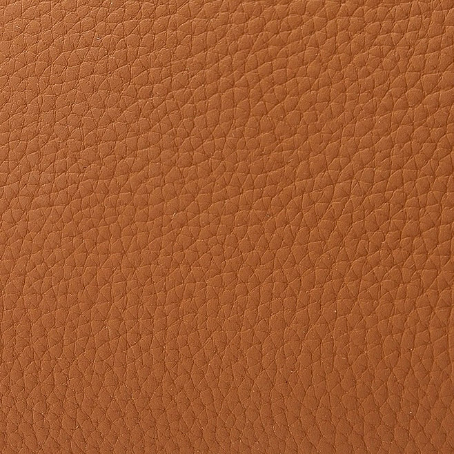 Textured Genuine Leather Top-Zip Vanity Clutch Bag | Effortless Evening Elegance
