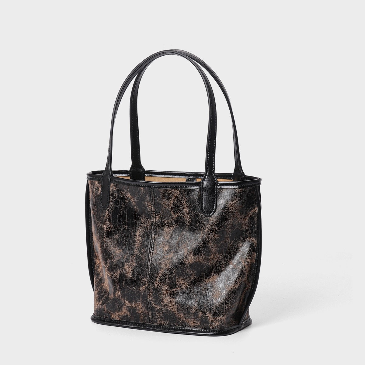 Women’s Vintage Genuine Leather Tote With Pouch | Effortless Elegance