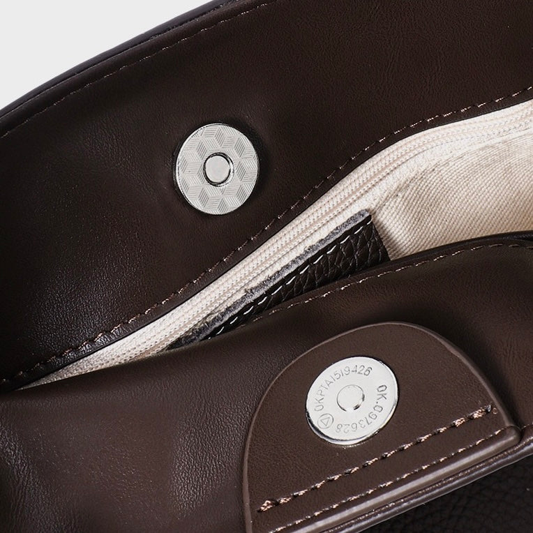 Textured Genuine Leather Hobo Bag | Timeless Floral Charm
