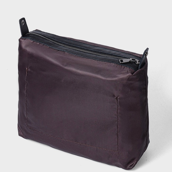Black Genuine Leather Embossed Lettering Hobo Bag | Effortless Urban Elegance
