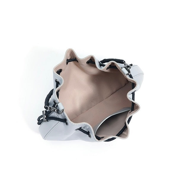 Women’s Sheepskin Drawstring Crossbody Bag | Effortless Everyday Elegance