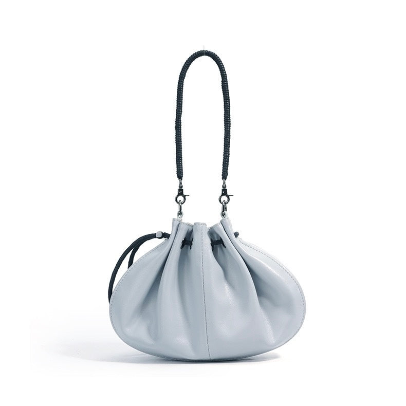 Women’s Sheepskin Drawstring Crossbody Bag | Effortless Everyday Elegance