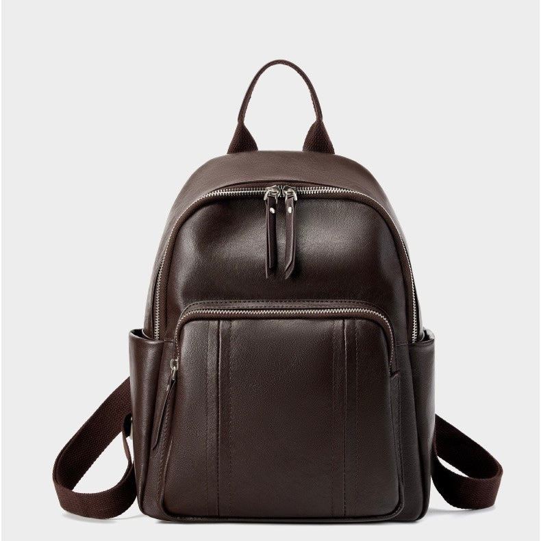Women’s Genuine Leather Large Capacity Backpack | Effortless Elegance