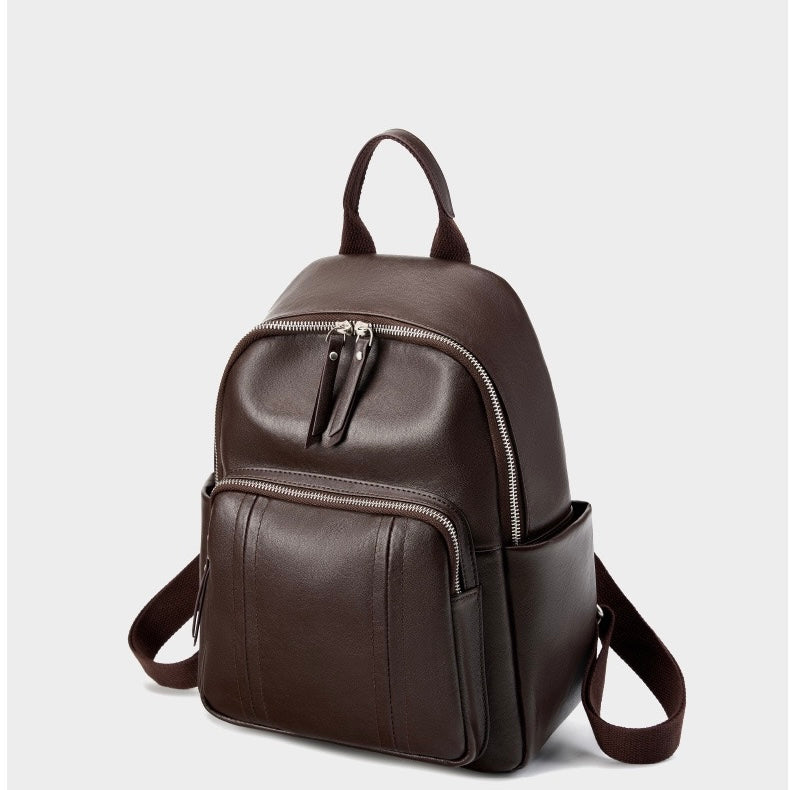 Women’s Genuine Leather Large Capacity Backpack | Effortless Elegance