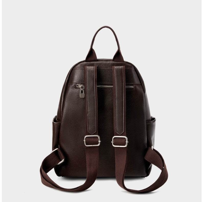 Women’s Genuine Leather Large Capacity Backpack | Effortless Elegance