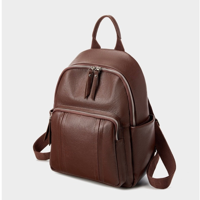 Women’s Genuine Leather Large Capacity Backpack | Effortless Elegance