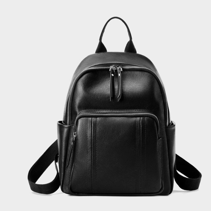 Women’s Genuine Leather Large Capacity Backpack | Effortless Elegance