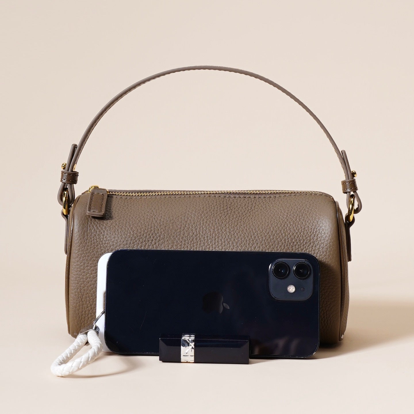 Women’s Genuine Leather Minimalist Quilted Crossbody Clutch Bag | Effortless Elegance