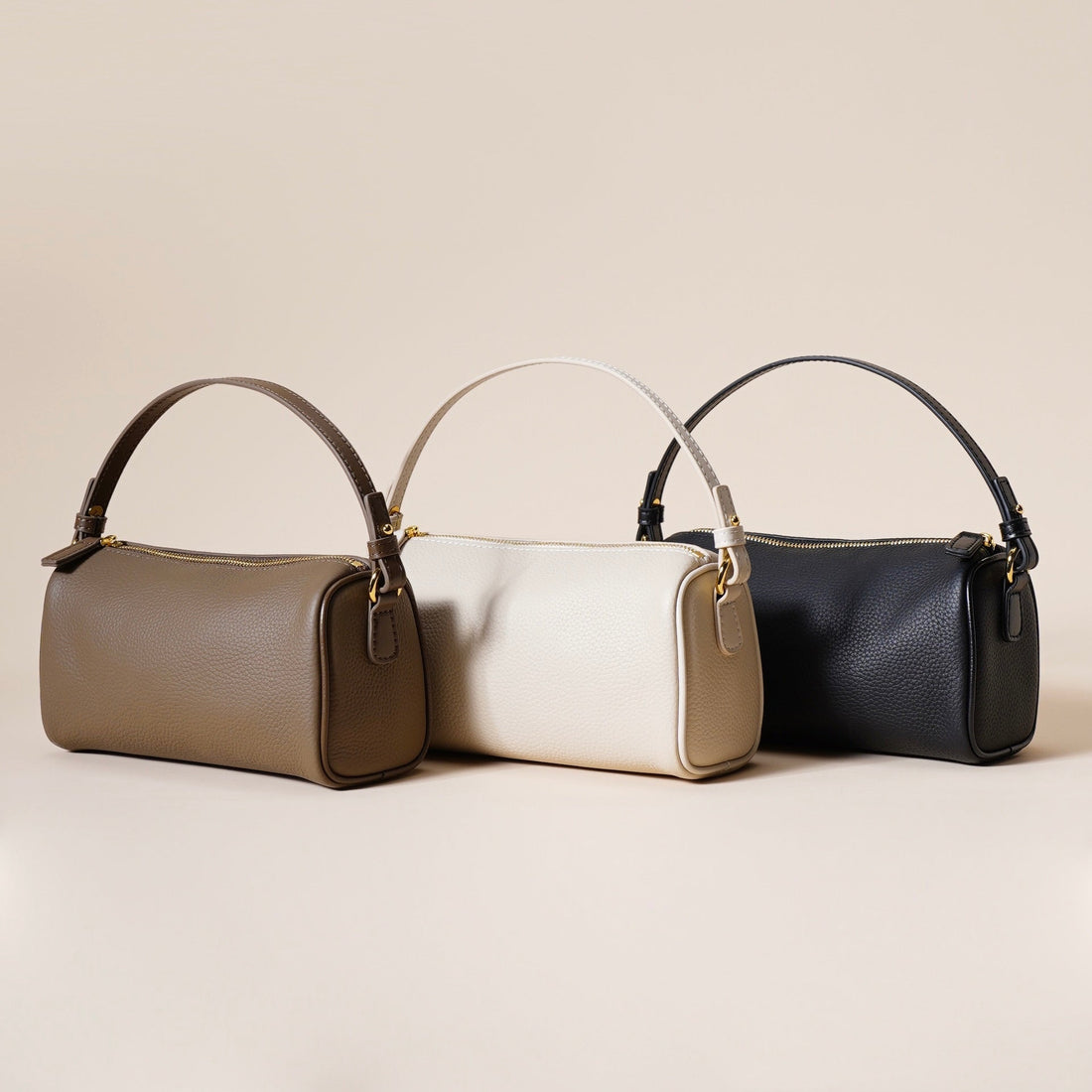 Women’s Genuine Leather Minimalist Quilted Crossbody Clutch Bag | Effortless Elegance