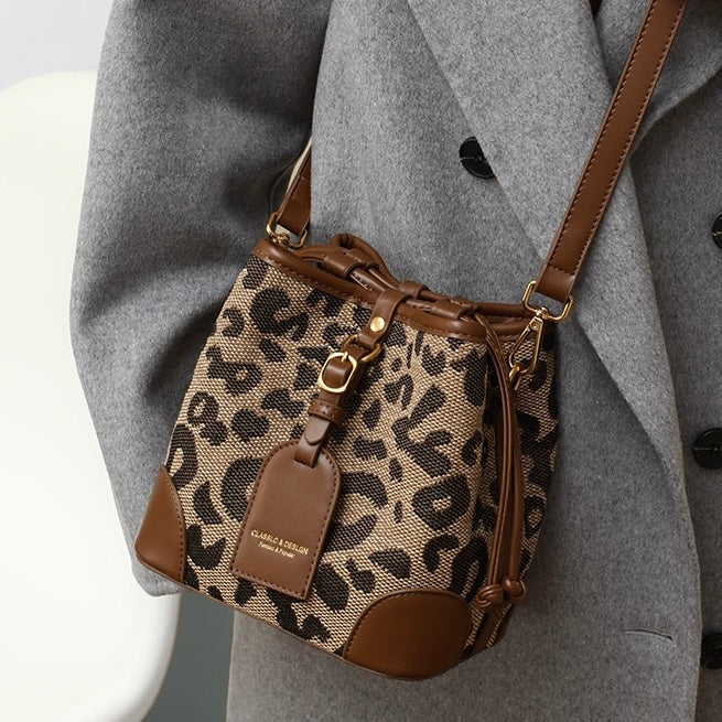 Women’s Canvas Bucket Crossbody Shoulder Bag | Effortless Summer Elegance