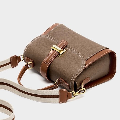 Women’s Leather Structured Top Handle Crossbody Bag | Effortless Elegance
