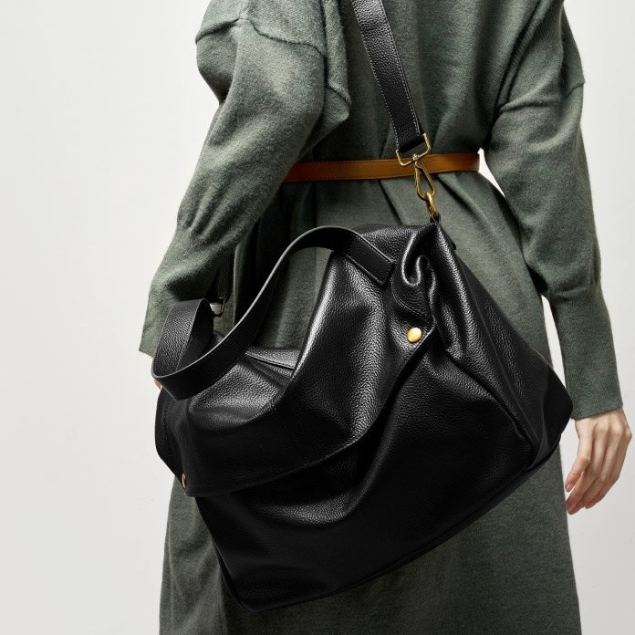 Women’s Genuine Leather Tote Bag | Effortless Minimalist Elegance