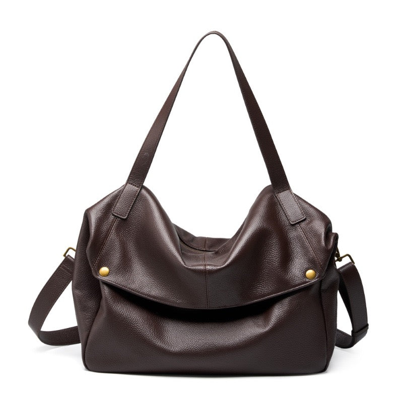 Women’s Genuine Leather Tote Bag | Effortless Minimalist Elegance