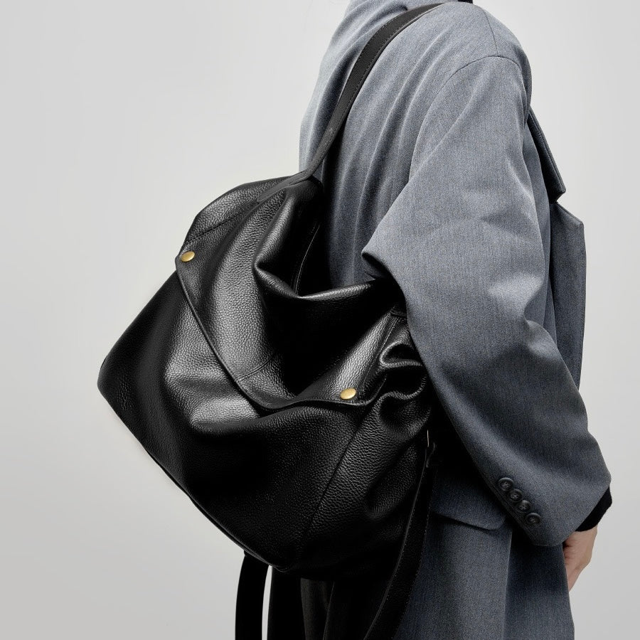 Women’s Genuine Leather Tote Bag | Effortless Minimalist Elegance