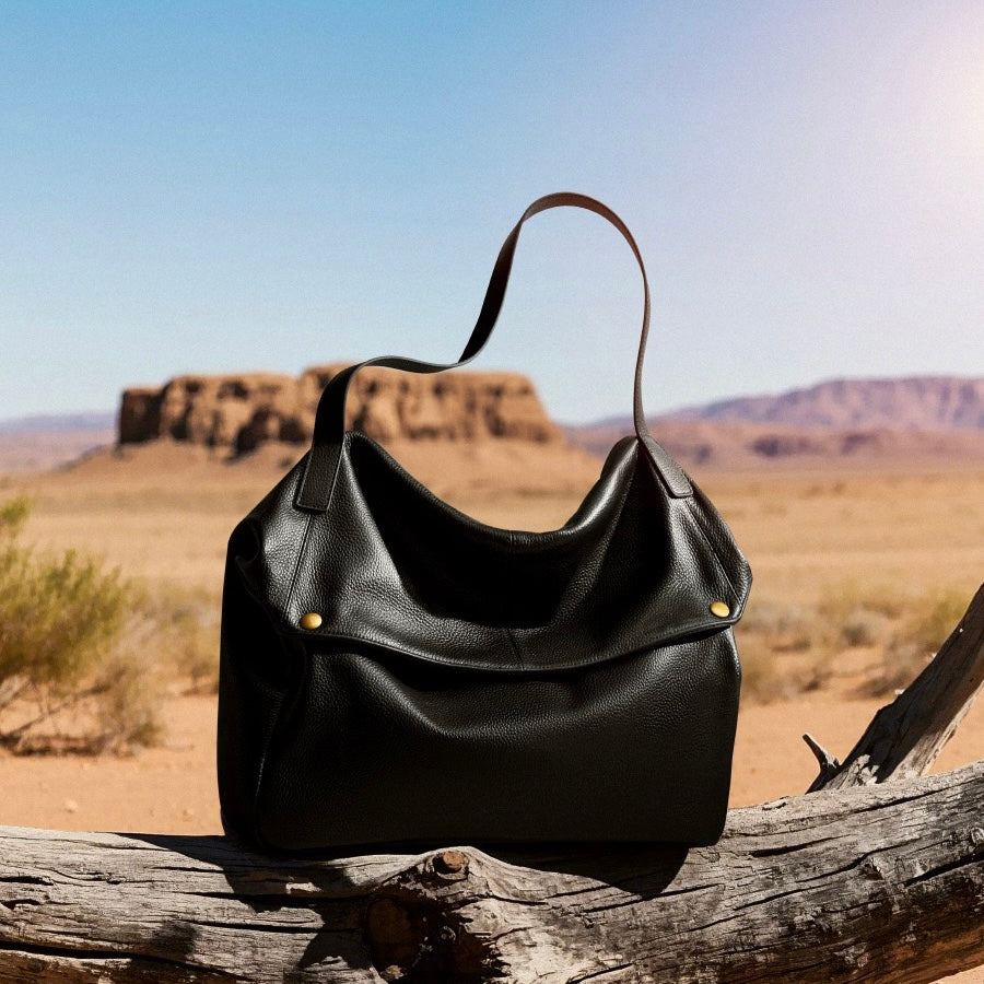 Women’s Genuine Leather Tote Bag | Effortless Minimalist Elegance