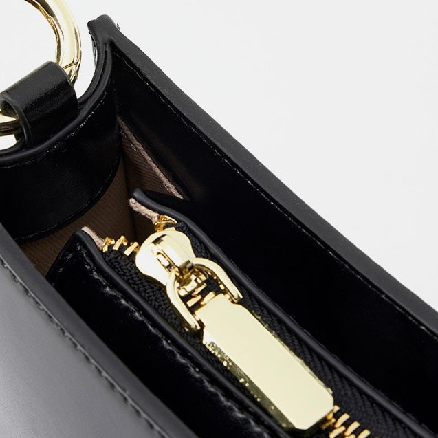 Women’s Genuine Leather Underarm Baguette Bag | Effortless Understated Luxury