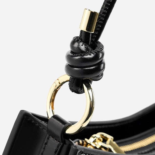 Women’s Genuine Leather Underarm Baguette Bag | Effortless Understated Luxury
