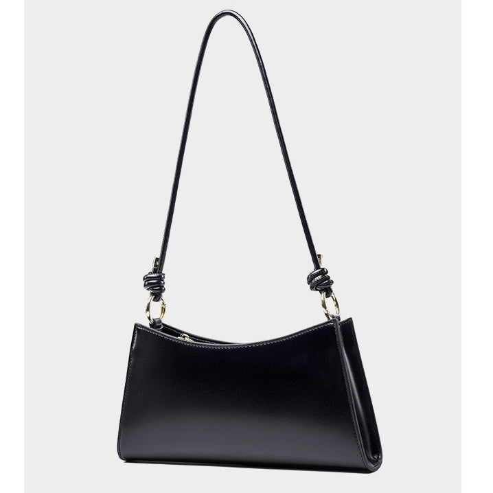Women’s Genuine Leather Underarm Baguette Bag | Effortless Understated Luxury