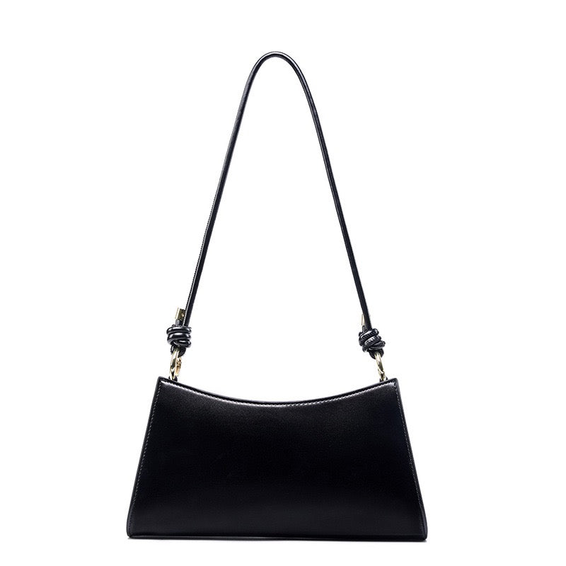 Women’s Genuine Leather Underarm Baguette Bag | Effortless Understated Luxury