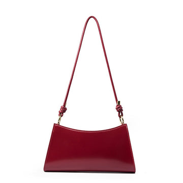 Women’s Genuine Leather Underarm Baguette Bag | Effortless Understated Luxury