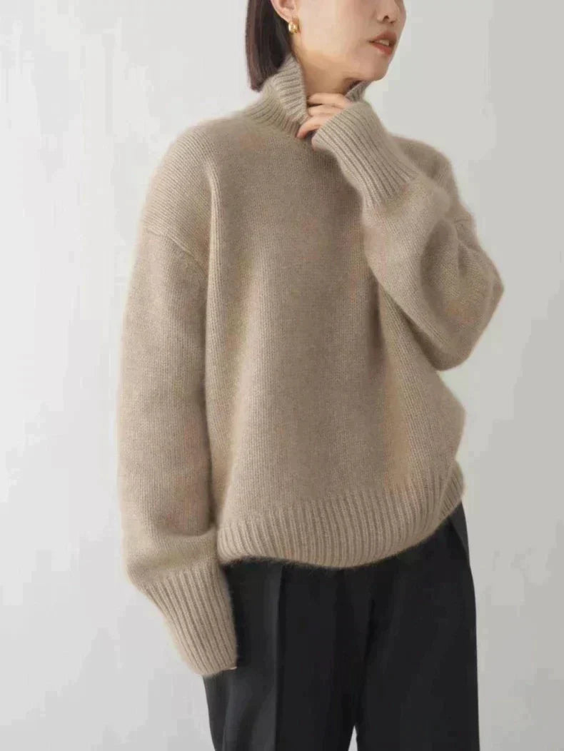 Soft Knit Turtleneck Sweater | Quiet Autumn Everyday Luxury