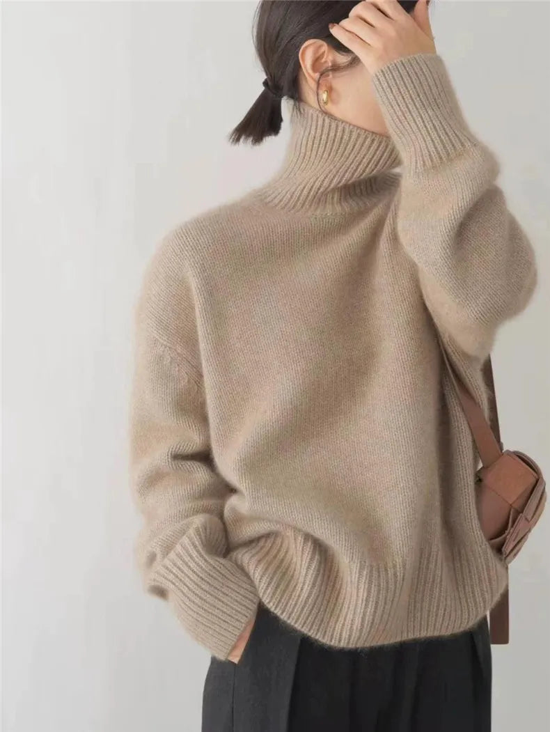 Soft Knit Turtleneck Sweater | Quiet Autumn Everyday Luxury