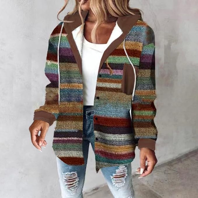 Soft-Lined Plaid Jacket | Cozy Transitional Layering With Quiet Elegance
