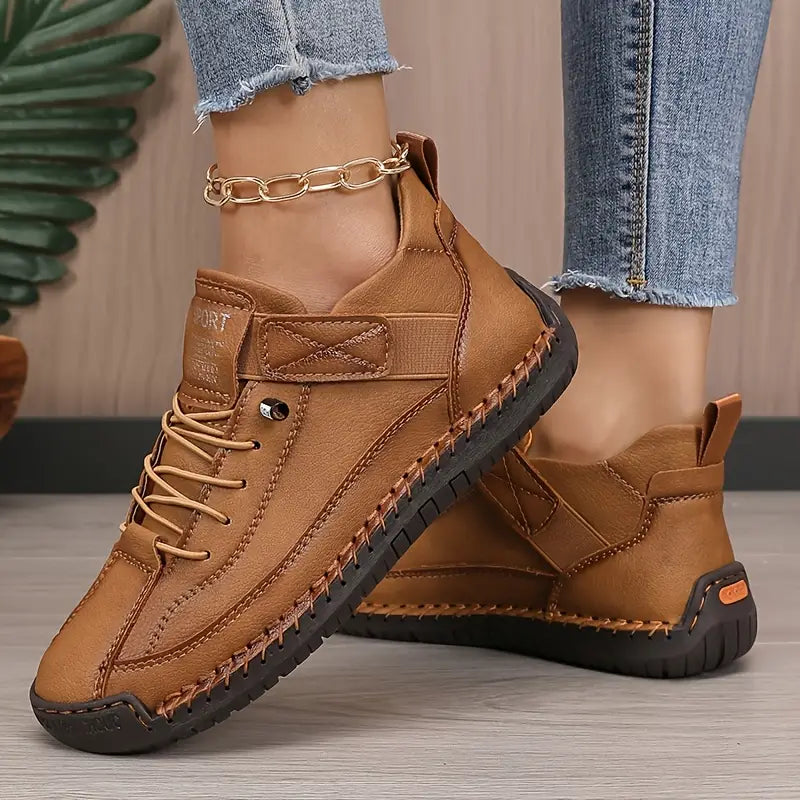 Mia | Premium Leather Orthopaedic Sneakers | Lightweight Breathable All-Day Comfort