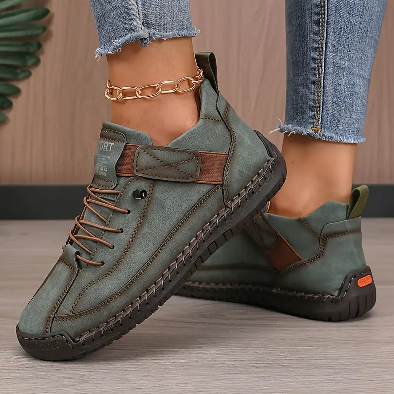 Mia | Premium Leather Orthopaedic Sneakers | Lightweight Breathable All-Day Comfort