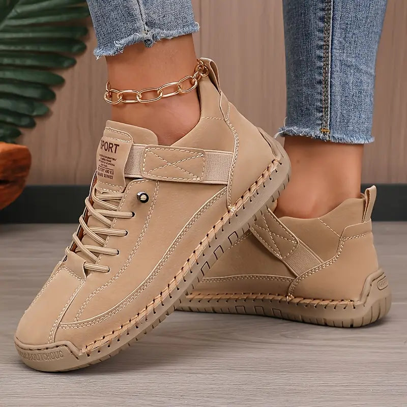 Mia | Premium Leather Orthopaedic Sneakers | Lightweight Breathable All-Day Comfort