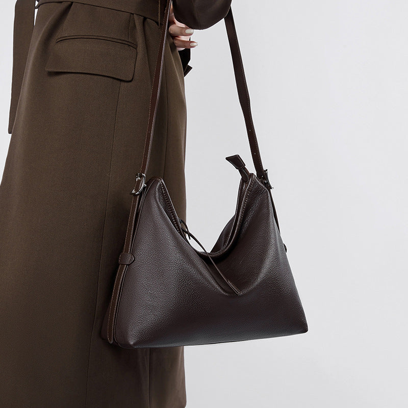 Women's Retro Genuine Leather Shoulder Bag | Effortless Elegance