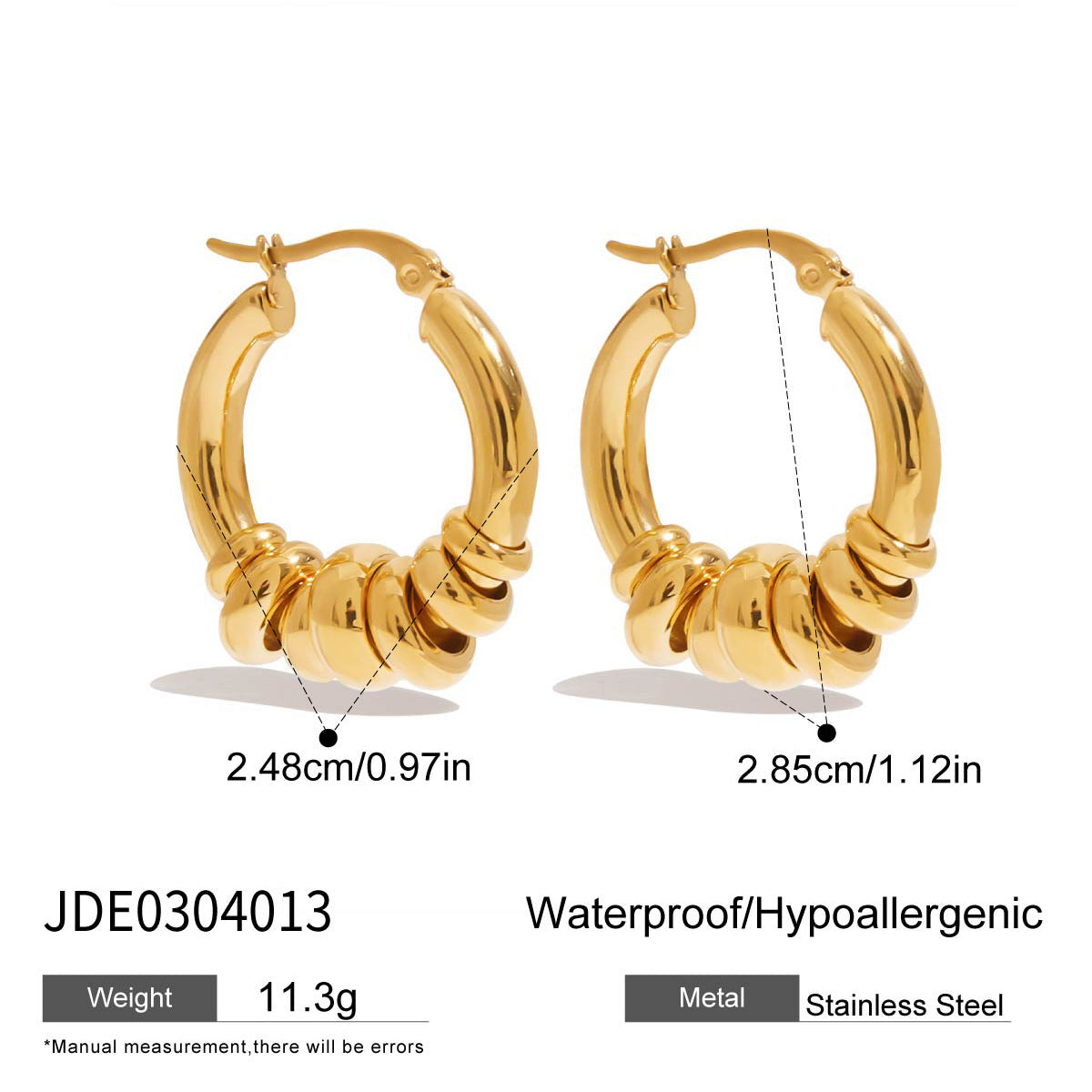 Geometric Interlocking Ring Earrings | Quiet Sculptural Elegance Modern Poise