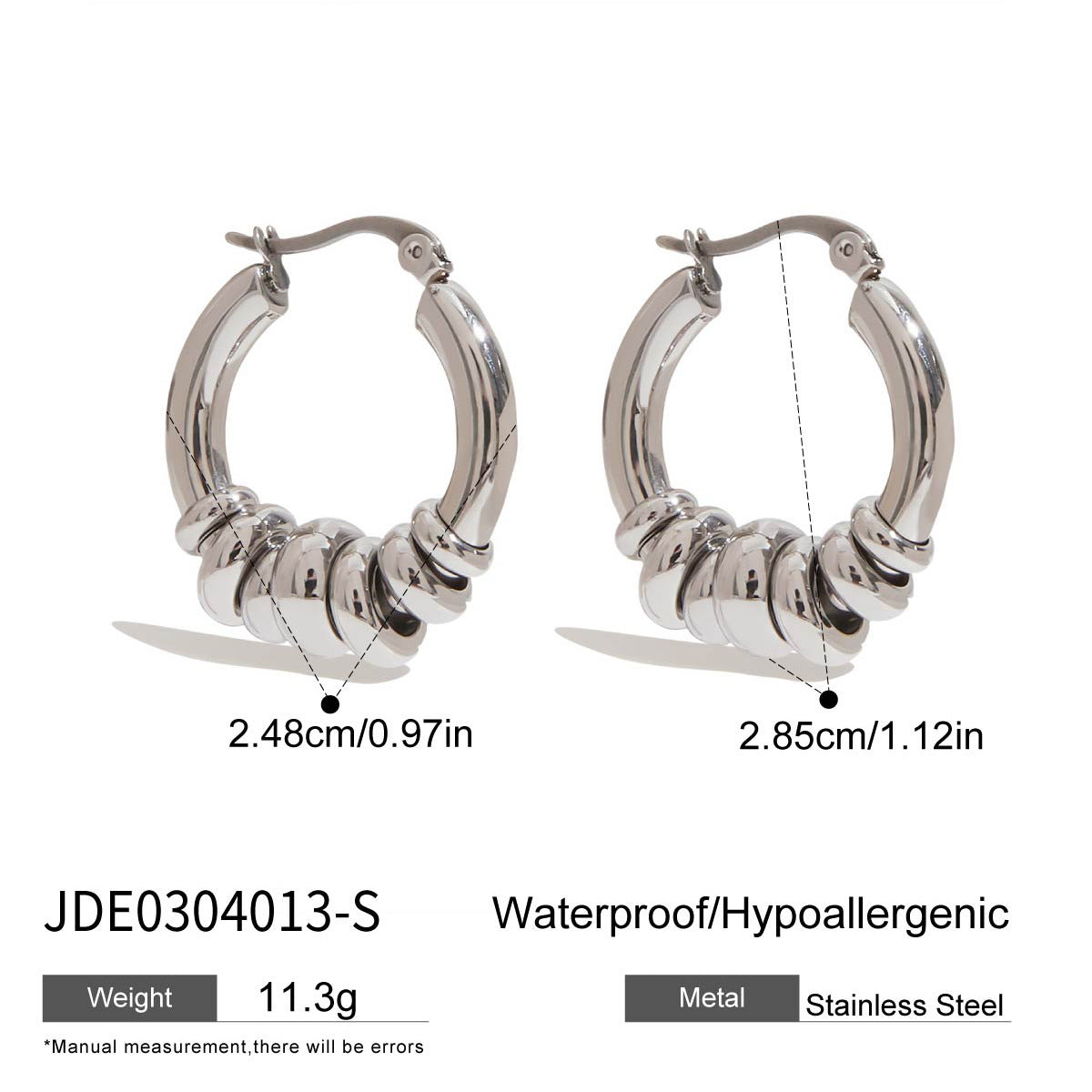 Geometric Interlocking Ring Earrings | Quiet Sculptural Elegance Modern Poise