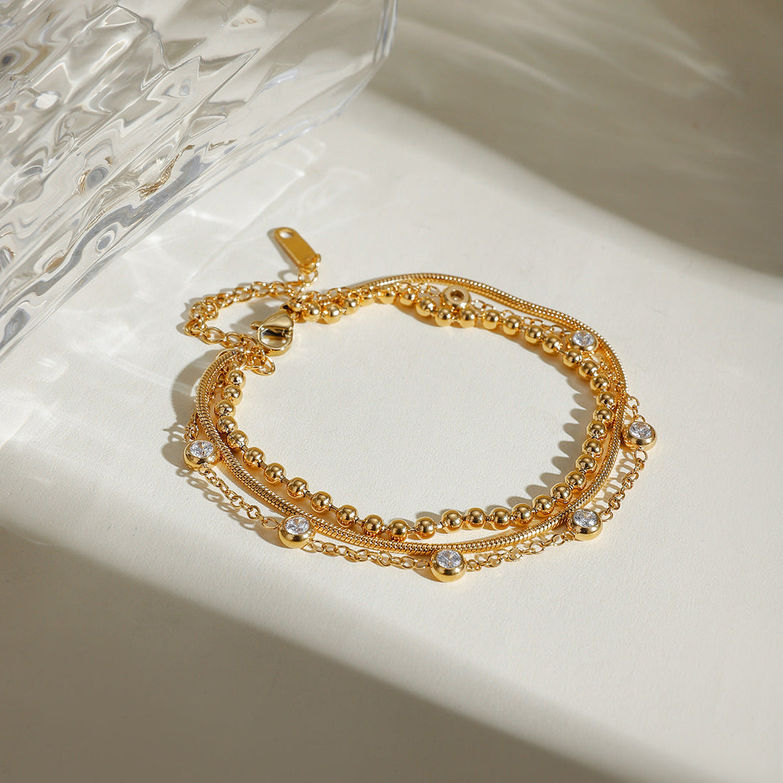 Women's Multi-Layer Zircon Bracelet | Subtle Radiance For Timeless Elegance