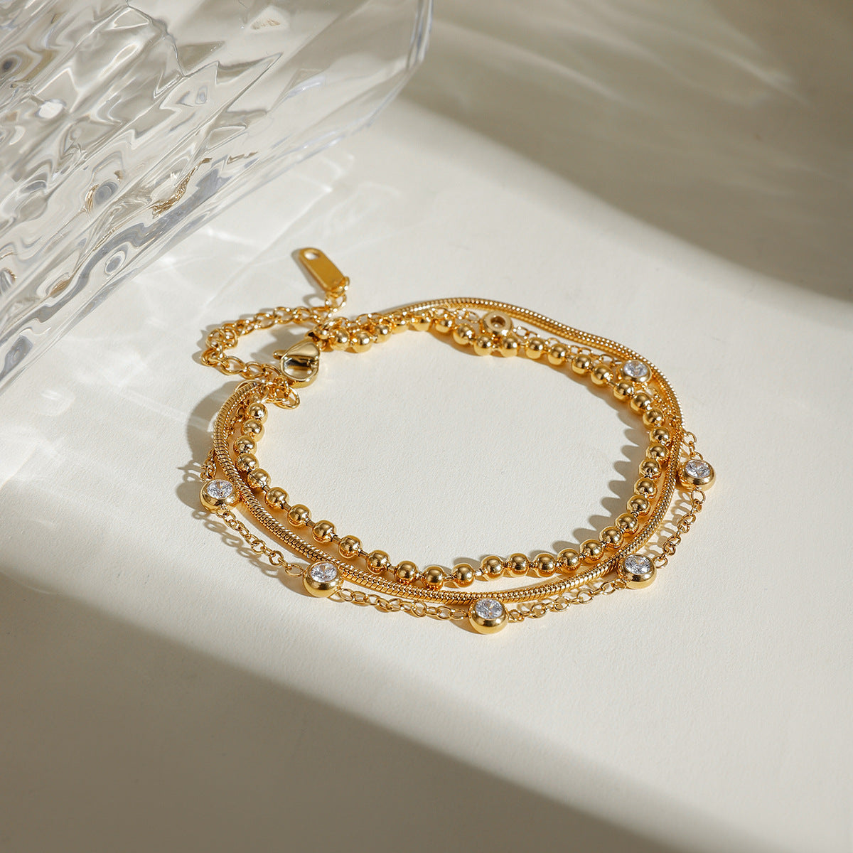 Women's Multi-Layer Zircon Bracelet | Subtle Radiance For Timeless Elegance