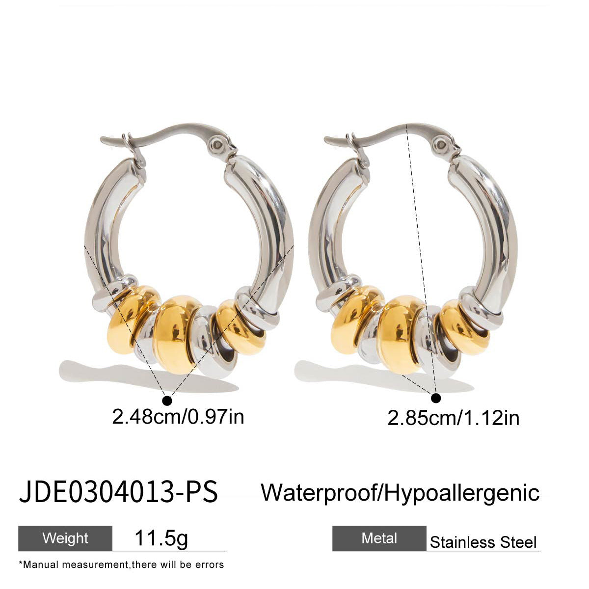 Geometric Interlocking Ring Earrings | Quiet Sculptural Elegance Modern Poise