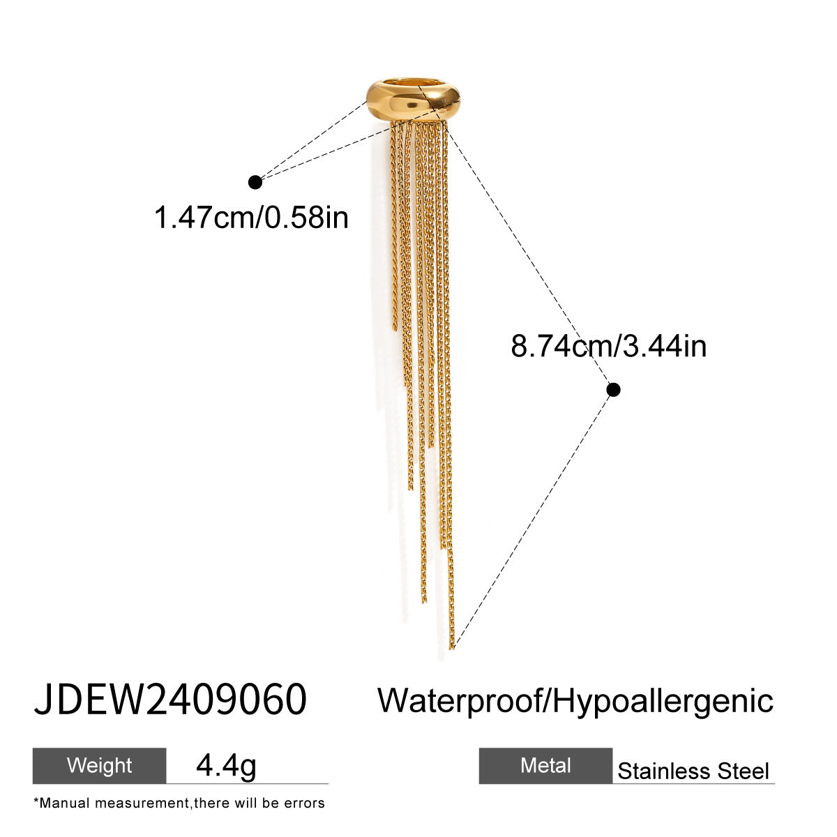 Tassel Earcuff Earrings | No Piercing Required For Effortless Elegance