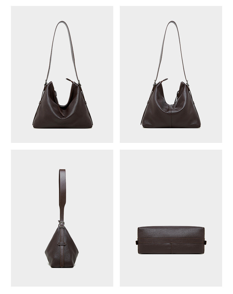 Women's Retro Genuine Leather Shoulder Bag | Effortless Elegance