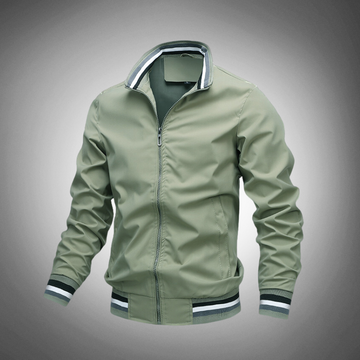 Men’s Waterproof Bomber Jacket | Modern City Layering Ease